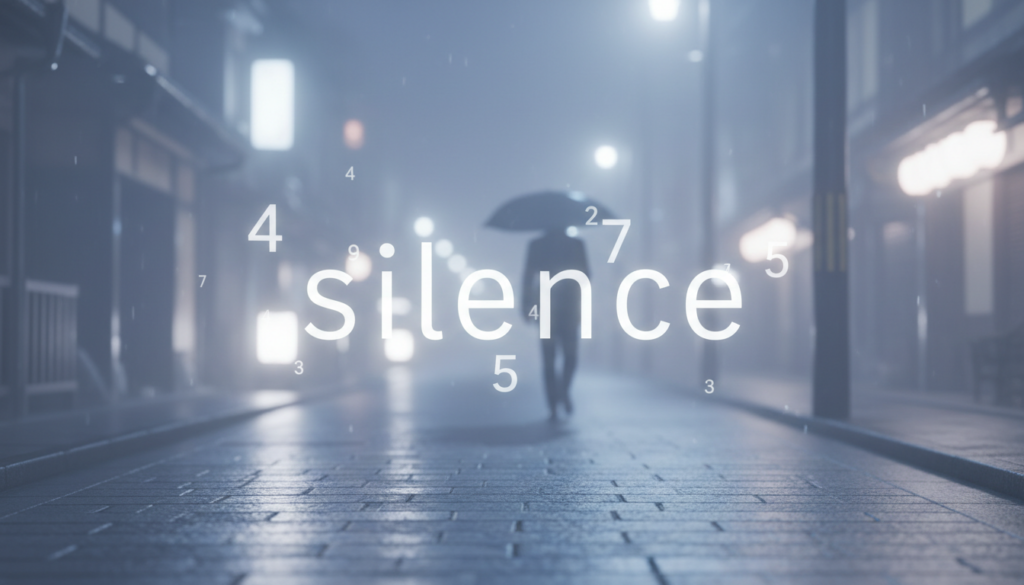 エンジェルナンバー「サイレント」の意味と心の整え方｜不安を落ち着かせるヒント