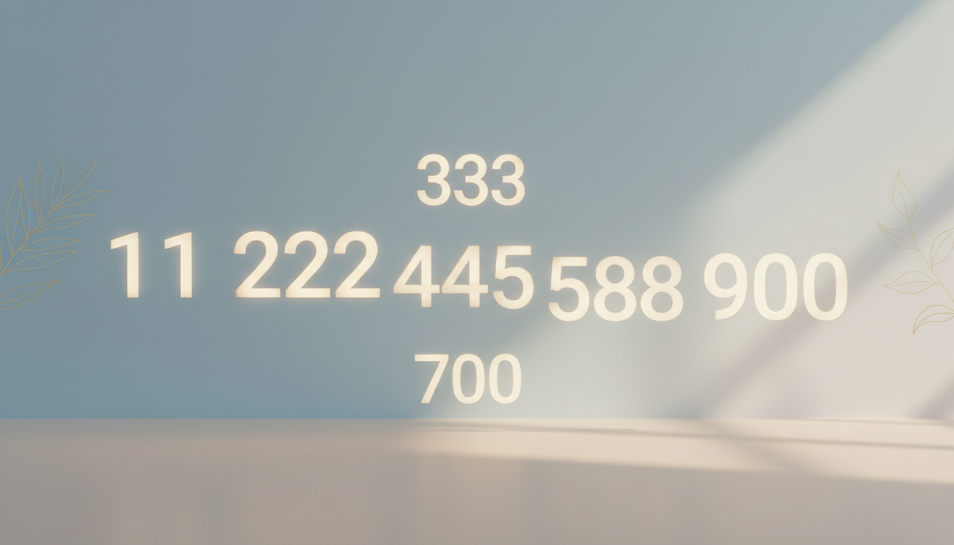 エンジェルナンバーが「健康のサイン」として示すこと｜初心者向けに読む方法と注意点