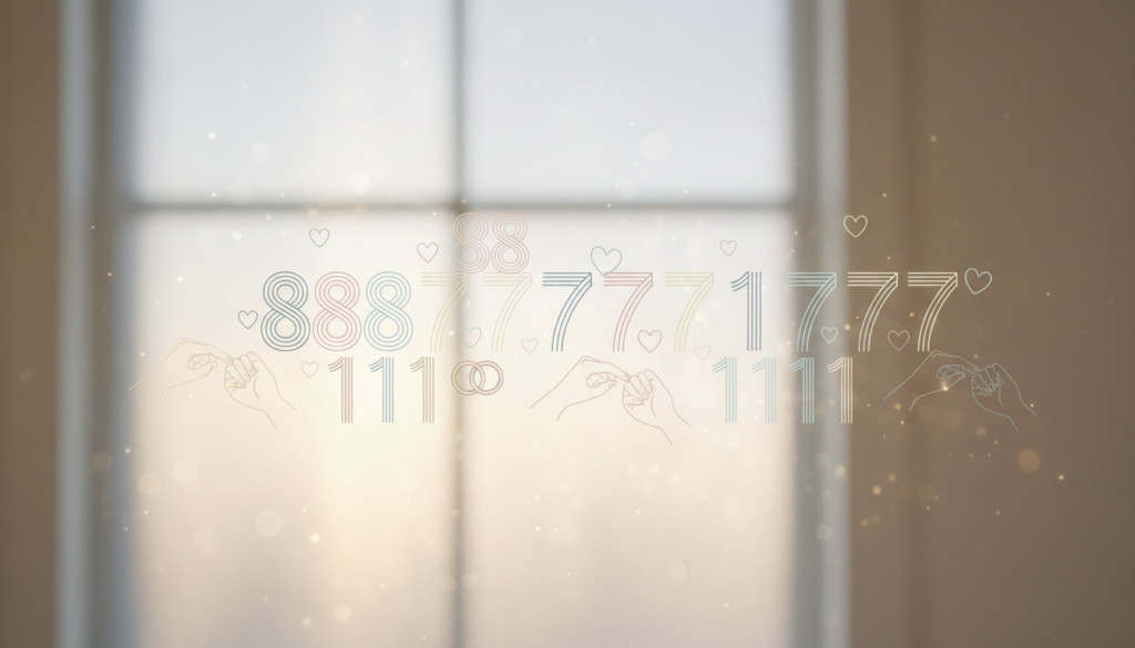 エンジェルナンバーが示す「永遠の愛」の意味とは？見たときの向き合い方