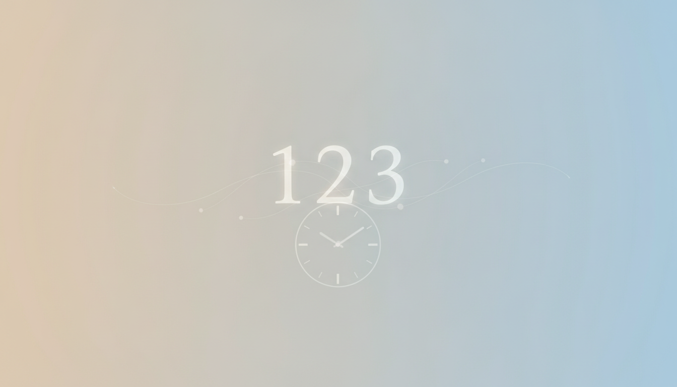 エンジェルナンバーの「連番」（123など）の意味と読み方｜数字の順番で見るヒント
