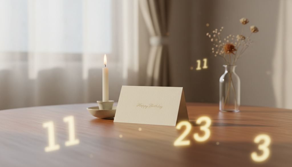 彼の誕生日にエンジェルナンバーが現れたときの読み方｜恋愛での受け取り方と解釈例