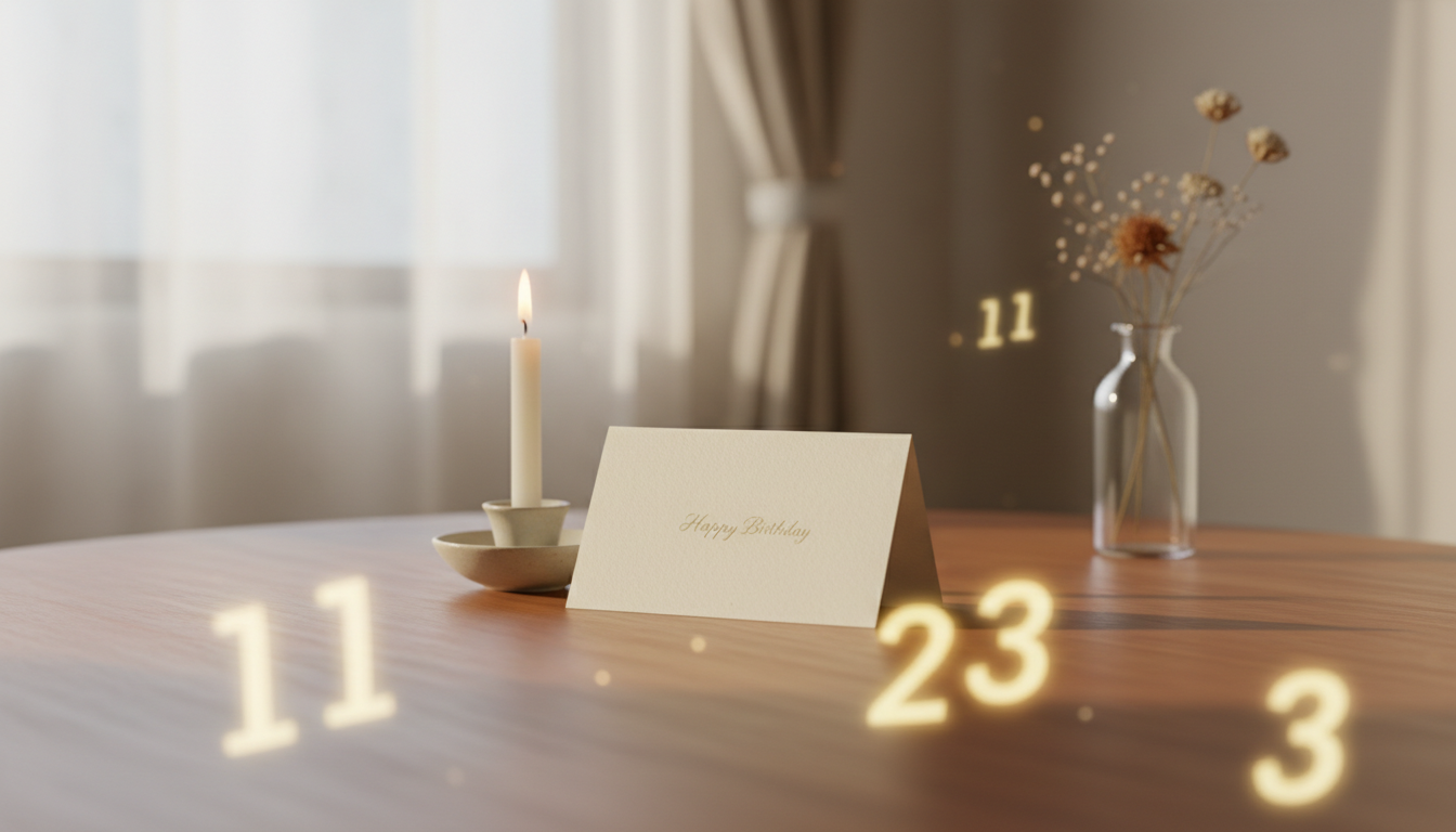 彼の誕生日にエンジェルナンバーが現れたときの読み方｜恋愛での受け取り方と解釈例